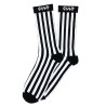 CHAUSSETTES CULT VERTICAL NOIR / BLANC